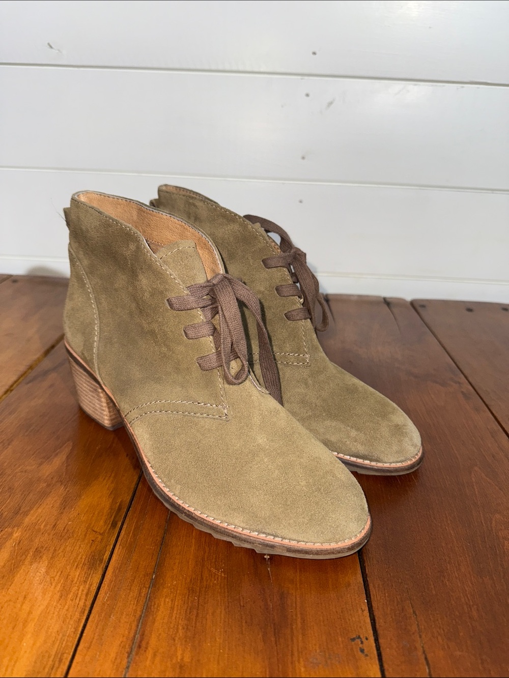 Women's Suede Biala Lace-Up Ankle Boots